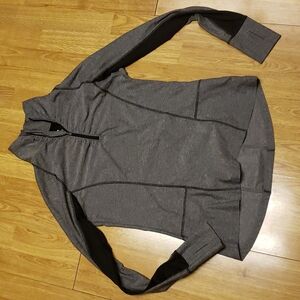 Champion gray quarter zip sz medium